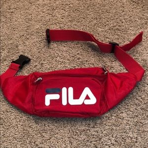 FILA red fanny pack